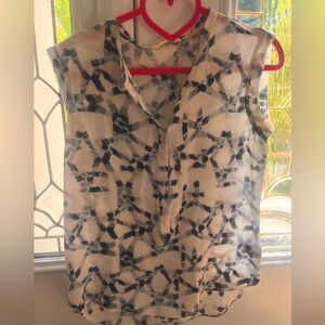 Rebecca Taylor Geometric Print Blouse